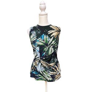 DKNY Stretch Blouse Womens Medium Lightweight Career Casual Chic Top